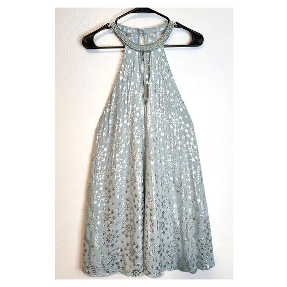 Kimchi Blue Corellia Beaded High-Neck Mini Dress Medium - Picture 3 of 12